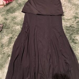 Chic Black Maxi Skirt